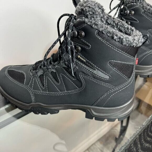 Ecco Women’s Size 11 Xpedition III Gore-Tex Waterproof Hiking Boot Black Lace Up - Picture 9 of 15